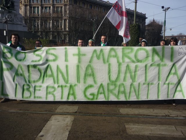 Milano - Manifestazione 20 gennaio 2012